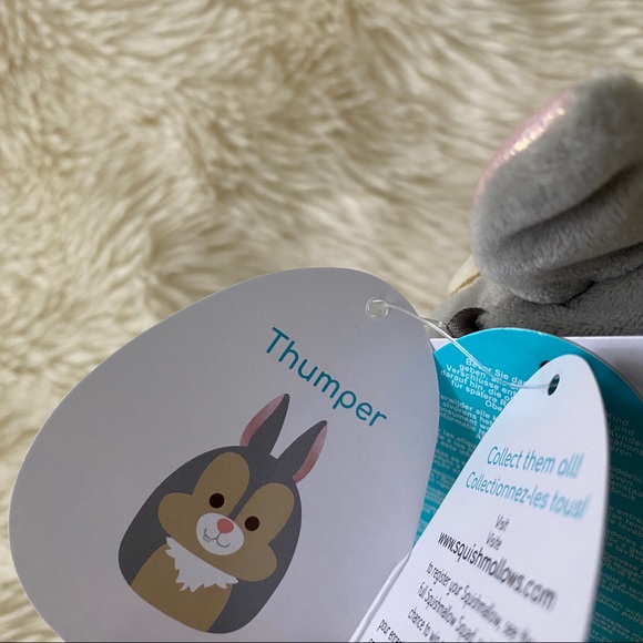 NWT Squishmallows 5" Thumper Bunny from Bambi - Picture 3 of 3